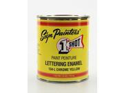 1 Shot Lettering Enamel chrome yellow pint can