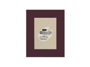 Logan Graphic Products Inc. Palettes Pre Cut Mats rectangle maroon 8 in. x 10 in.