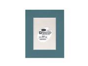 Logan Graphic Products Inc. Palettes Pre Cut Mats rectangle teal 8 in. x 10 in.