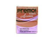 Sculpey Premo Premium Polymer Clay bronze 2 oz.