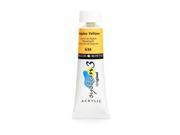 Daler Rowney System 3 Acrylic Colour Naples yellow 75 ml [Pack of 3]