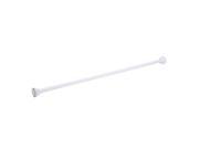 72 inch white decorative tension shower rod