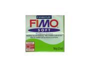 Fimo Soft Polymer Clay lime green 2 oz.
