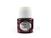 Pebeo Ceramic Air Dry China Paint ruby 45 ml [Pack of 3]