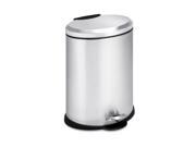 Honey Can Do 12L Oval Stainless Steel Step Can TRS 01447