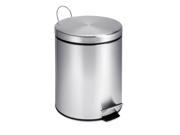 Honey Can Do 5L Round Stainless Steel Step Can TRS 01449
