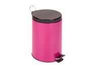 Honey Can Do 12L Step Trash Can Magenta TRS 02106
