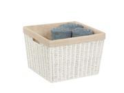 Honey Can Do Parchment Cord Basket w Liner STO 03561