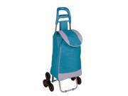 bag cart with tri wheels blue