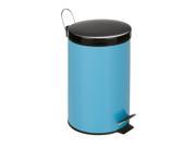 Honey Can Do 12L Step Trash Can Blue TRS 03552