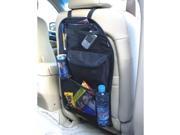 Car back Seat Organizer Storage Bag Multi Pocket Black