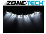 18 LED Emergency Vehicle Strobe Lights for Front Grille/Deck - White 18 LED Emergency Vehicle Strobe Lights for Front Grille/Deck - White