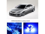 Blue LED Lights Interior Package Deal Mazda6 Mazda 6 2003 2008 8 Pieces