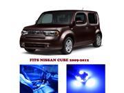 Nissan Cube Blue Interior LED Package 5 Pieces 2009 2012