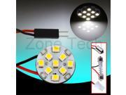 Zone Tech LED 2X Dome Map Interior Light Bulb 9 SMD Circle Panel Xenon HID Lamp Fits All Vehicles White
