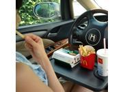 Zone Tech Car Laptop and Food Steering Wheel Tray Black