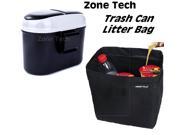 Zone Tech Garbage Can Litter Bag Set