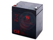 CSB GP1245 12V 4.5AH Sealed Lead Acid Battery w F2 Terminal