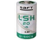 SAFT LSH20 D 3.6V PRIMARY LITHIUM BATTERY