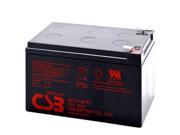 CSB GP12120 12V 12.0 AH Sealed Lead Acid Battery w F2 Terminal