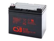CSB GP12340 12V 34.0 AH Sealed Lead Acid Battery NB Terminal