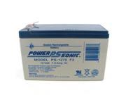 Power Sonic PS 1270 F2 Sealed Lead Acid Battery