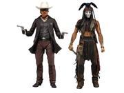 NECA The Lone Ranger 7 Deluxe Scale Action Figure Set of 2