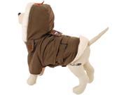 Petego Dogrich Siberian Winter Dog Coat Mocha 14 Inches