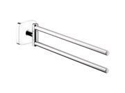 Hansgrohe 41512000 Puravida Twin Bar Towel Holder Chrome