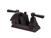 Kingston Brass FS4645DL Monarch 4 Inch Centerset Lead Free Lavatory Faucet with Retail Pop Up Drain Oil Rubbed Bronze