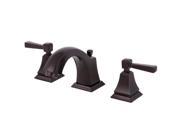 Kingston Brass FS4685DL Monarch Widespread Lead Free Lavatory Faucet with Retail Pop Up Drain Oil Rubbed Bronze