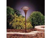 Kichler Lighting 15336TZT Large Eclipse 1 Light 12 Volt Path Spread Light Textured Tannery Bronze with Clear Glass