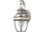 Quoizel 1 Light Newbury Outdoor Wall Lanterns in Pewter NY8315P