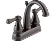 Delta Faucet 2575LF RBMPU Leland Two Handle Centerset Lavatory Faucet Venetian Bronze