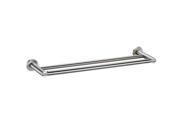 Gatco 4694 24 Inch Channel Double Towel Bar Satin Nickel