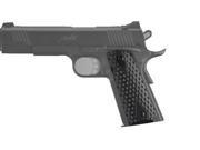 Hogue Colt 1911 Government Grips Chain Link G 10 Solid Black