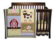 Trend Lab Baby Barnyard 3 Piece Crib Bedding Set 106719
