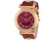 Versace Women s VA9040013 Vanity Chrono Rose Gold Ion Plated Stainless Steel Big Date Chronograph Watch