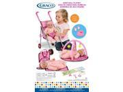 Graco Baby Doll Playset with Stroller Playgym Travel Bag Potty Baby Monitors and Accessories