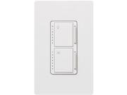 Lutron Electronics MA LFQHW WH Light and Fan Controller with Wall Plate White