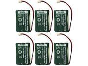 Replacement Battery For AT T CPH 464D Cordless Home Phone 1 Handset New 6 Pack !