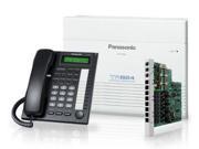 Panasonic KX TA824 7730BX Advanced Hybrid Telephone System W Background Music Capability And 1 Line Backlit LCD Display