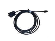 Serial Cable for the GS300 500 DB9 F to 8 PIN DIN 3 meters.