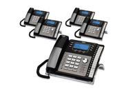 RCA ViSYS 25423RE1 5 Pack 4 Line Corded Phone