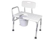 Carex Bathtub Transfer Bench with Opening and Bucket Transfer Bench