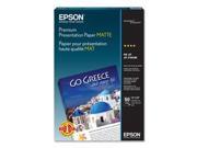 Epson S041263M White Matte Presentation Paper 13 x 19