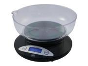AWS 5K BOWL Kitchen Bowl Scale 11 lb 5 kg Maximum Weight Capacity Black