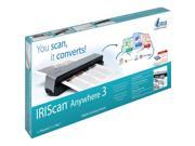 IRIS 457485M Cordless battery powered and compact IRIScan Anywhere 3 Scanner Accessory Kit