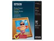 Epson S041141M White Photo Paper 8.50 x 11 W Quick drying Surface And Glossy Finish