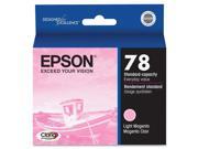 Epson T078620M Light Magenta Ink Cartridge For Epson Artisan 50 And Stylus Photo Printers